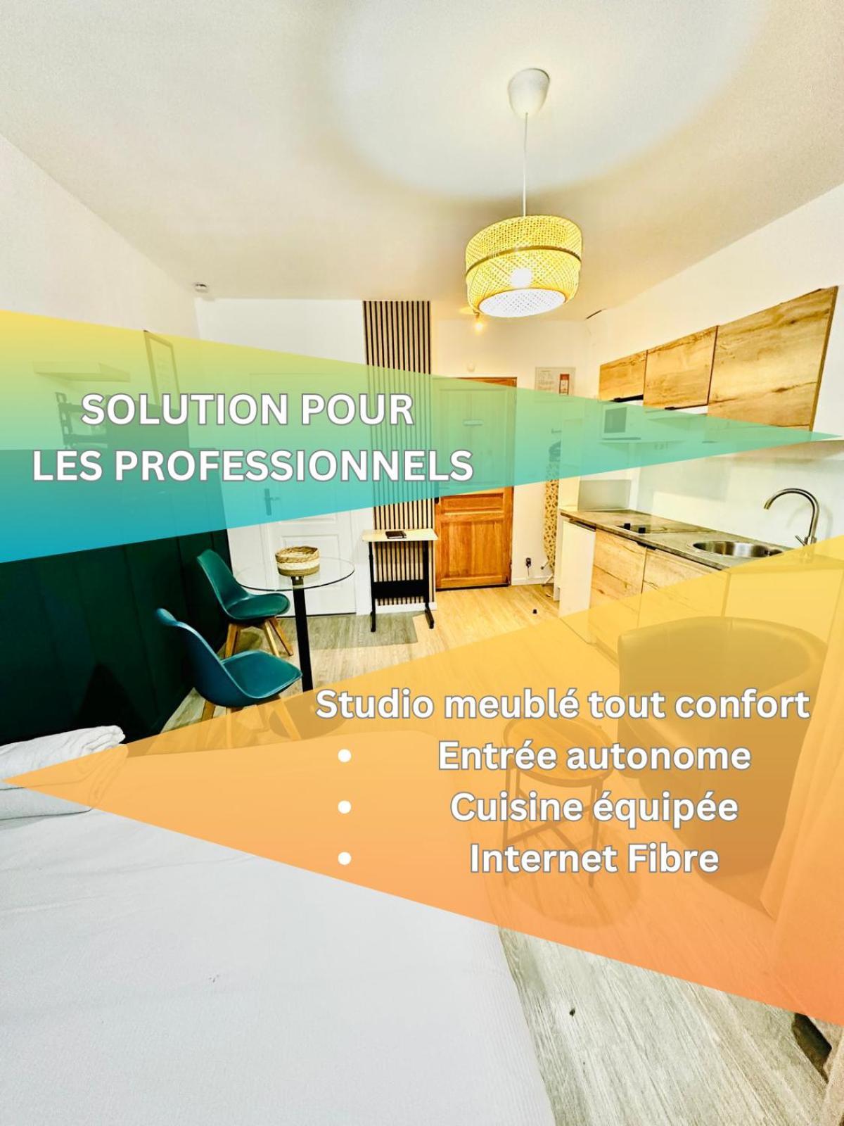 Btobed - Location Professionnelle - 2 Studios Confort - Proche Parc Des Expos Et Stade De France เลอบูร์เช ภายนอก รูปภาพ